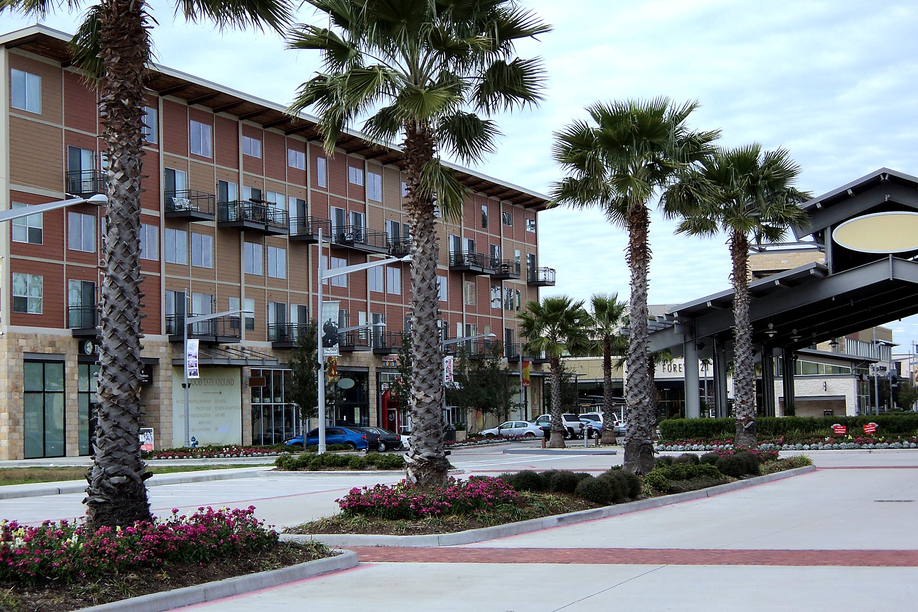 Pearland Town Center mixed-use exterior in Pearland, Texas